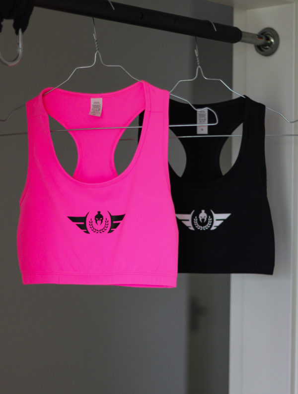 brassiere king of power prod rose logo noir