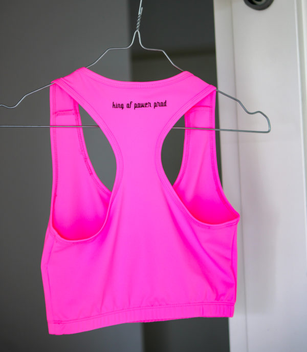 brassiere king of power prod rose logo noir