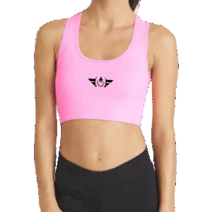 brassiere king of power prod rose logo noir