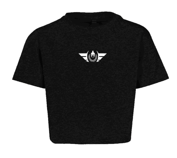 cropp-top noir slimfit king of power prod logo Blanc
