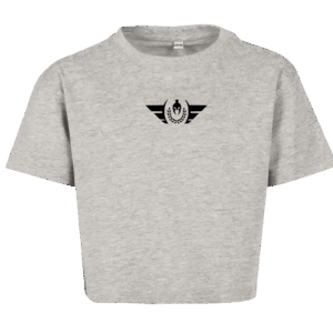 cropp top slimfit king of power prod gris chiné